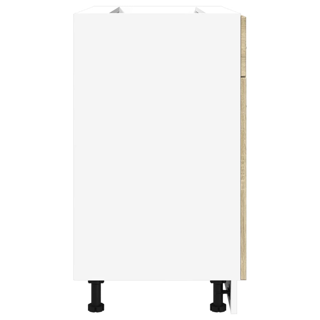 Schubunterschrank Lyon Sonoma-Eiche 80x46x81,5 cm Holzwerkstoff