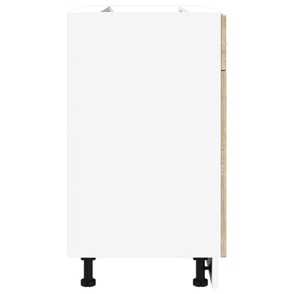 Schubunterschrank Lyon Sonoma-Eiche 80x46x81,5 cm Holzwerkstoff