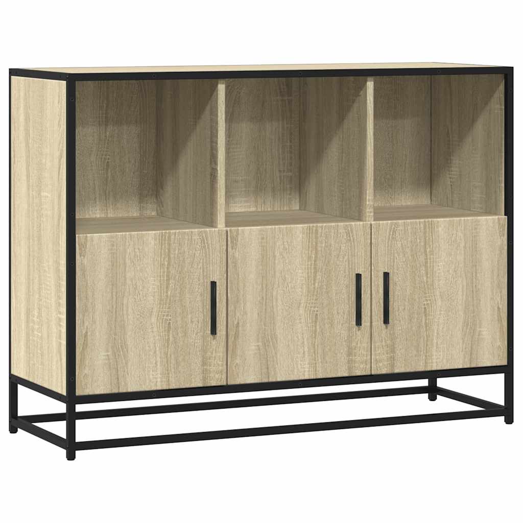 Sideboard Sonoma-Eiche 100x35x76 cm Holzwerkstoff