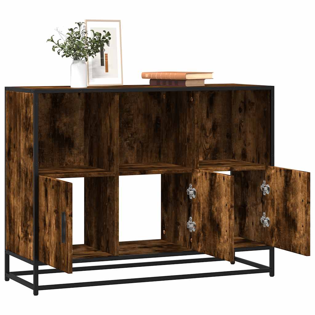 Sideboard Räuchereiche 100x35x76 cm Holzwerkstoff