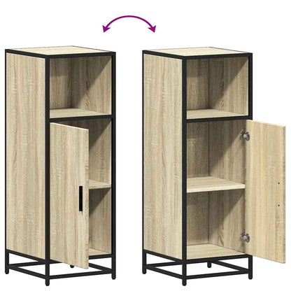 Badezimmerschrank Sonoma-Eiche 35x37,5x100 cm Holzwerkstoff