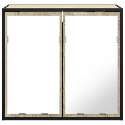 Badezimmer-Spiegelschrank Sonoma-Eiche 65 x 20 x 60 cm Holzwerkstoff