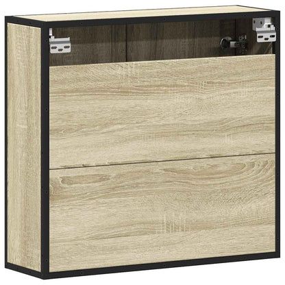 Badezimmer-Spiegelschrank Sonoma-Eiche 65 x 20 x 60 cm Holzwerkstoff