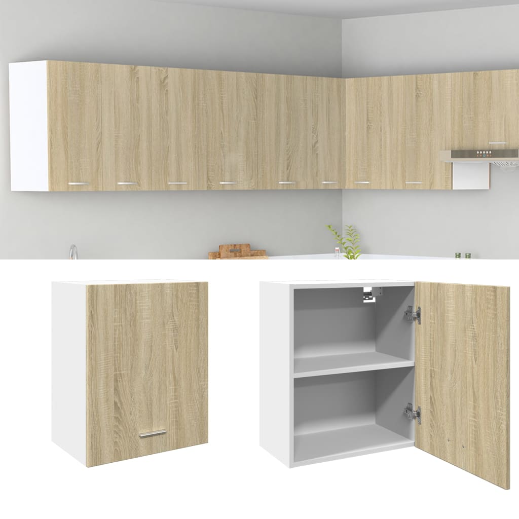 Wandschrank Lyon Sonoma-Eiche 50x31x60 cm Holzwerkstoff