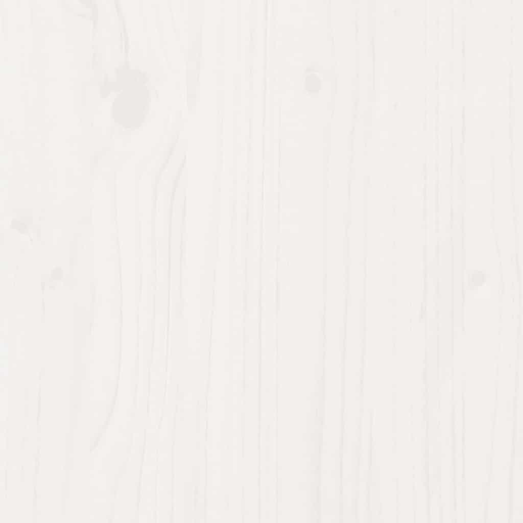 Bettschubladen 2 Stk. Weiß 75x55x17 cm Massivholz Kiefer