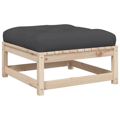 5-tlg. Garten-Sofagarnitur mit Kissen Massivholz Kiefer