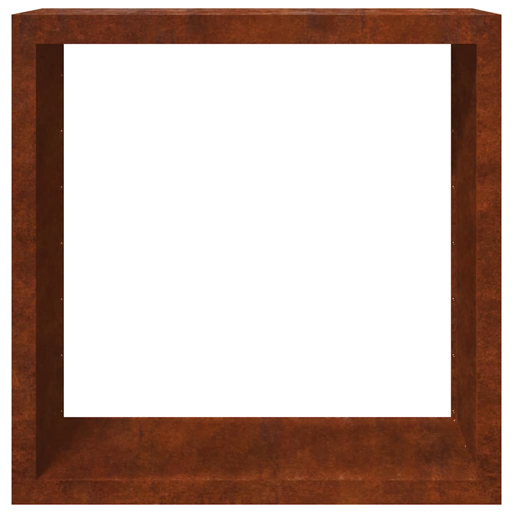 Brennholzregal 100x40x100 cm Wetterfester Stahl