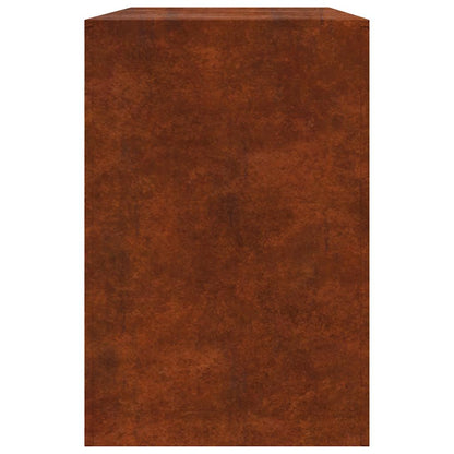 Brennholzregal 100x40x60 cm Wetterfester Stahl