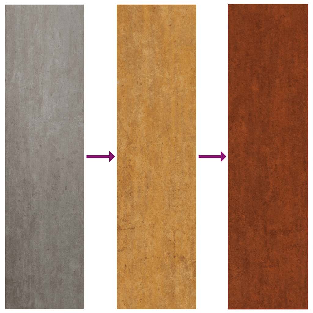 Brennholzregal 100x40x60 cm Wetterfester Stahl