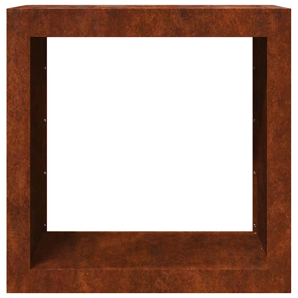 Brennholzregal 60x40x60 cm Wetterfester Stahl