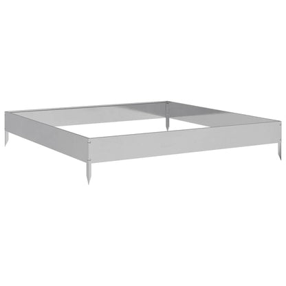Hochbeet 100x100x18,5 cm Verzinkter Stahl