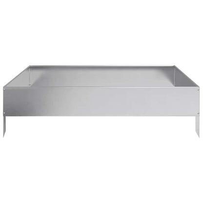 Hochbeet 100x100x26 cm Verzinkter Stahl