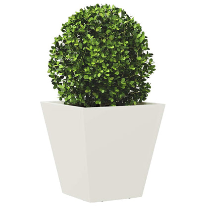 Pflanzkübel Weiß 30x30x30 Stahl