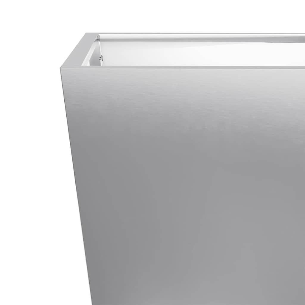 Pflanzkübel 2 Stk. 30x30x30 cm Verzinkter Stahl