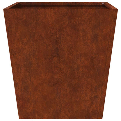 Pflanzkübel 2 Stk. 40x40x40 cm Wetterfester Stahl