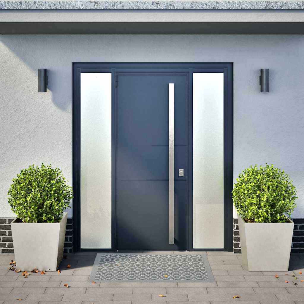 Pflanzkübel 2 Stk. 50x50x50 cm Edelstahl