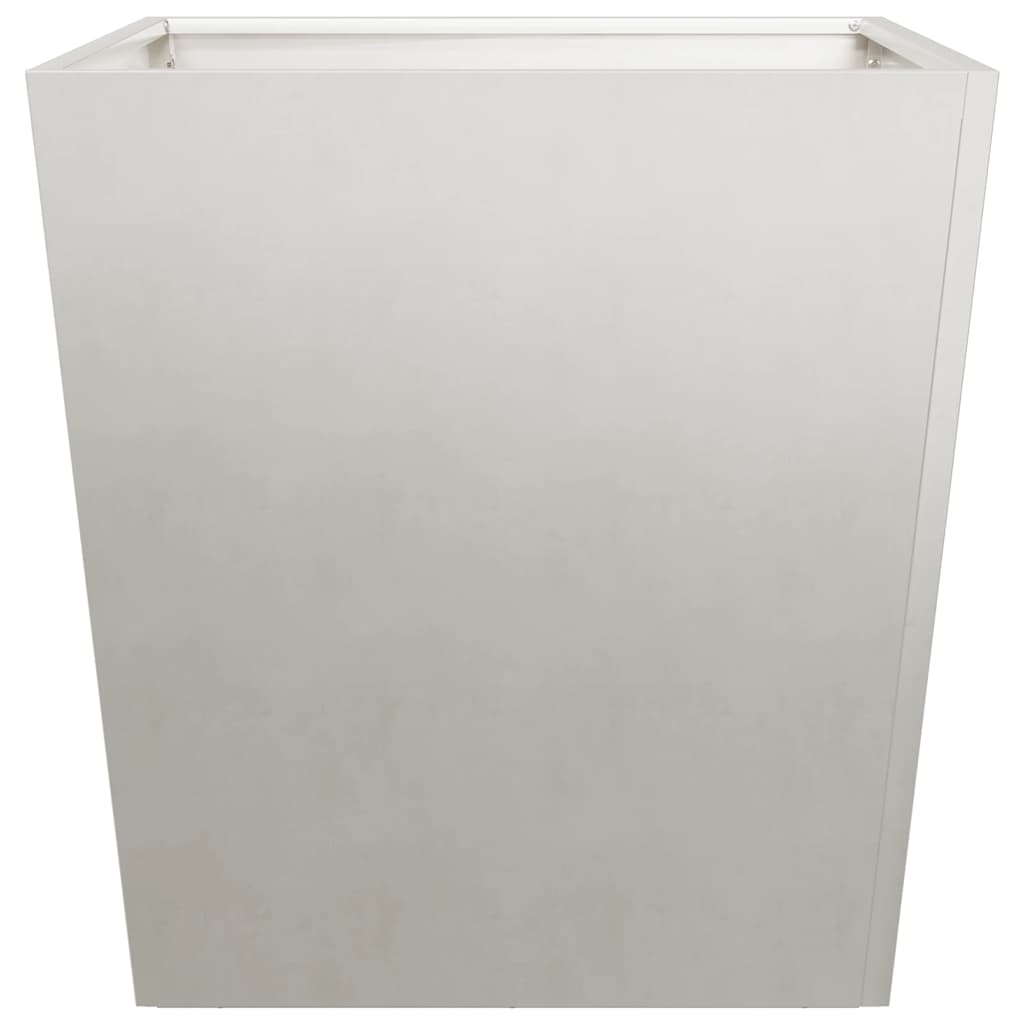 Pflanzkübel 2 Stk. 50x50x50 cm Edelstahl