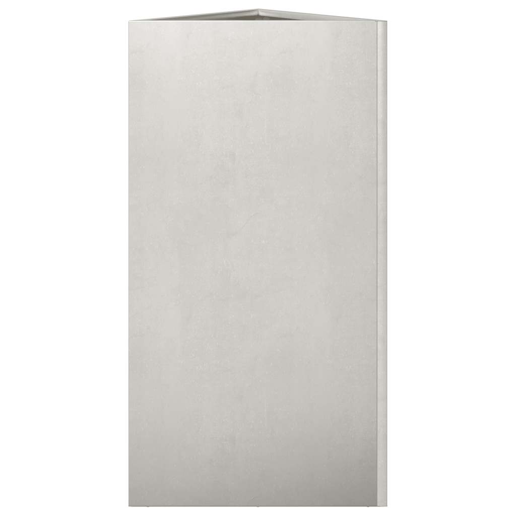 Pflanzkübel 2 Stk. Dreieckig 40x40x75 cm Edelstahl