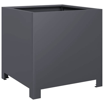 Pflanzkübel Anthrazit 40x40x40 Stahl