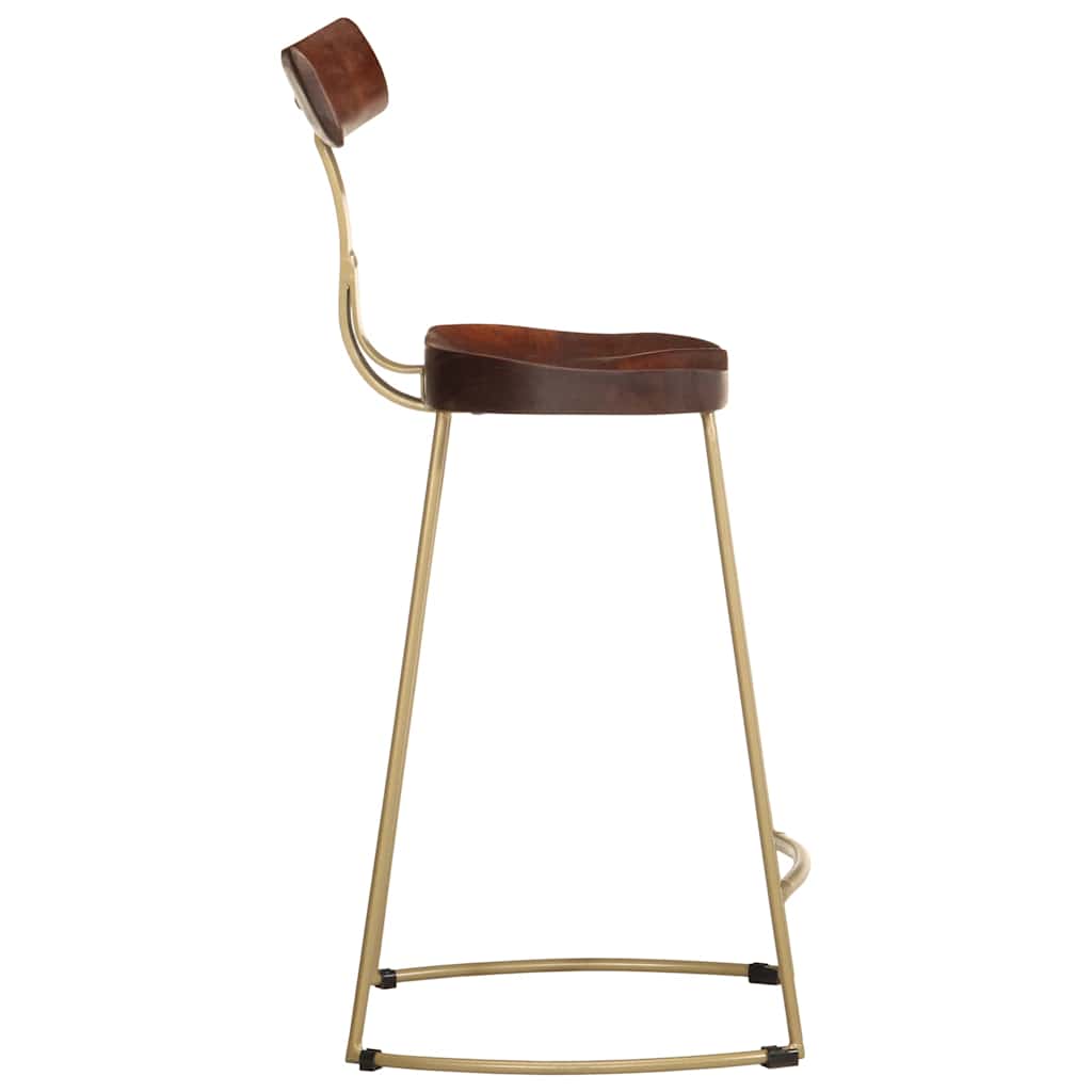 Barhocker 2 Stk. 49x43x88 cm Mango Massivholz