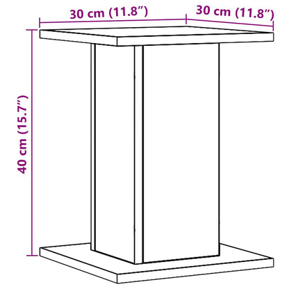 Lautsprecherständer 2 Stk. Artisan-Eiche 30x30x40 cm