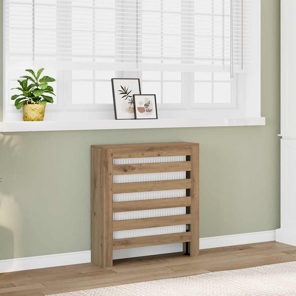 Heizkörperverkleidung Artisan-Eiche 78x20x82 cm Holzwerkstoff