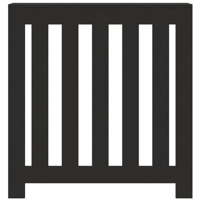 Heizkörperverkleidung Schwarz 78x20x82 cm Holzwerkstoff