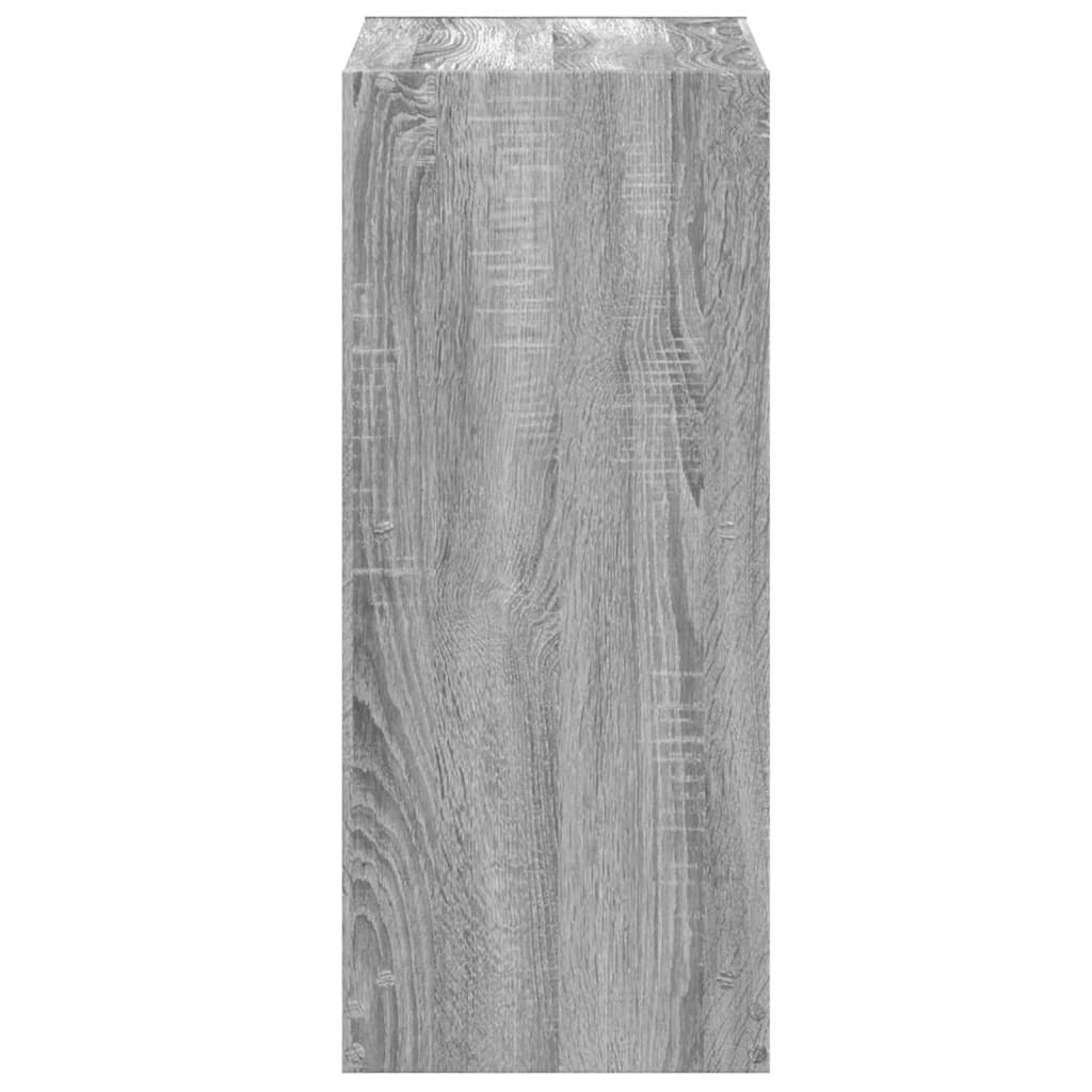 Bücherregal Grau Sonoma 68,5x32x75 cm Holzwerkstoff