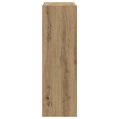 Bücherregal Artisan-Eiche 102x32x102 cm Holzwerkstoff