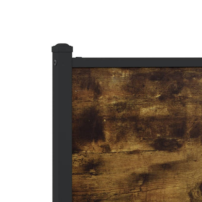 Ersatz-Kopfteil Räuchereiche 140 cm Holzwerkstoff und Stahl