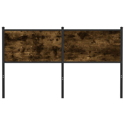 Ersatz-Kopfteil Räuchereiche 150 cm Holzwerkstoff und Stahl