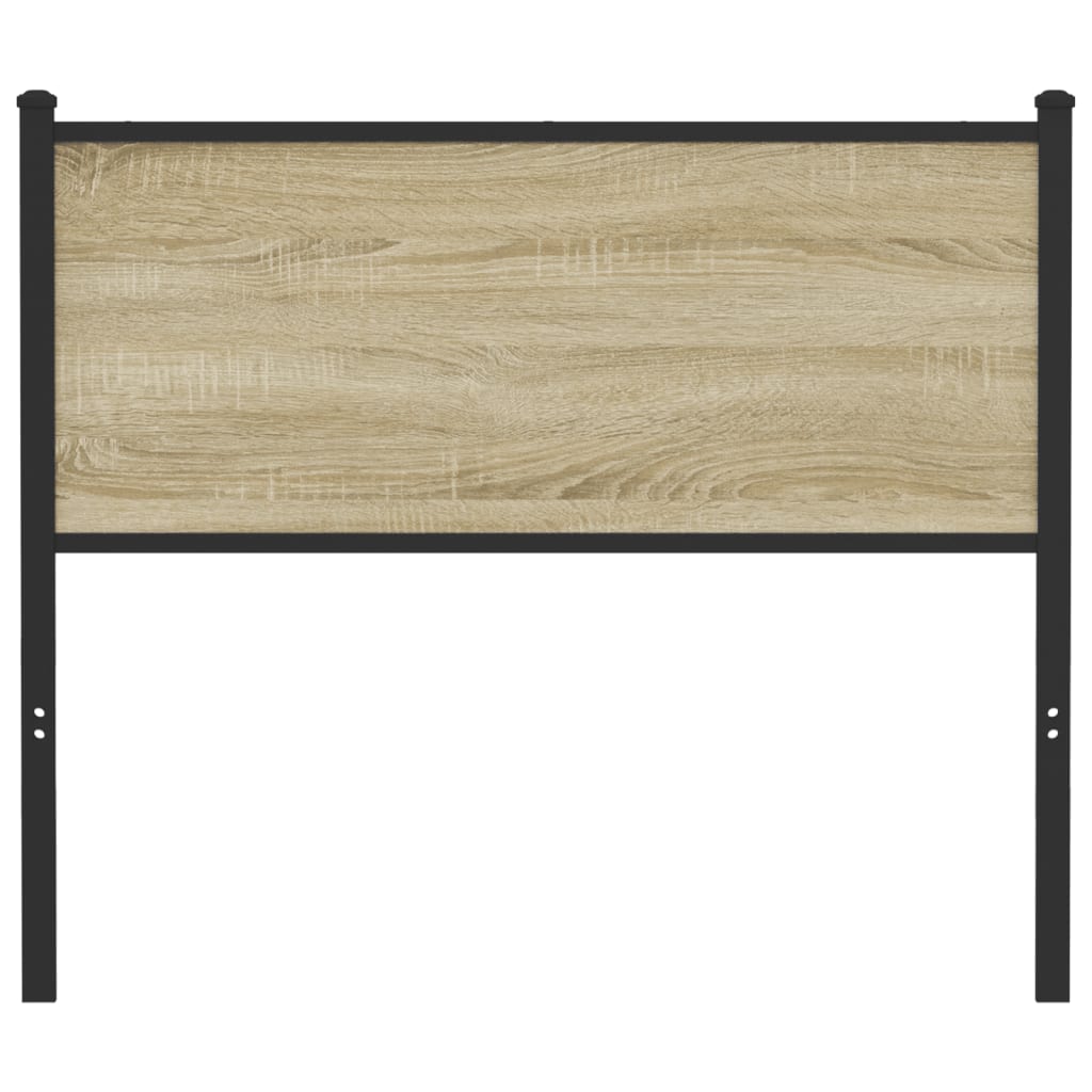 Ersatz-Kopfteil Sonoma-Eiche 107 cm Holzwerkstoff und Stahl