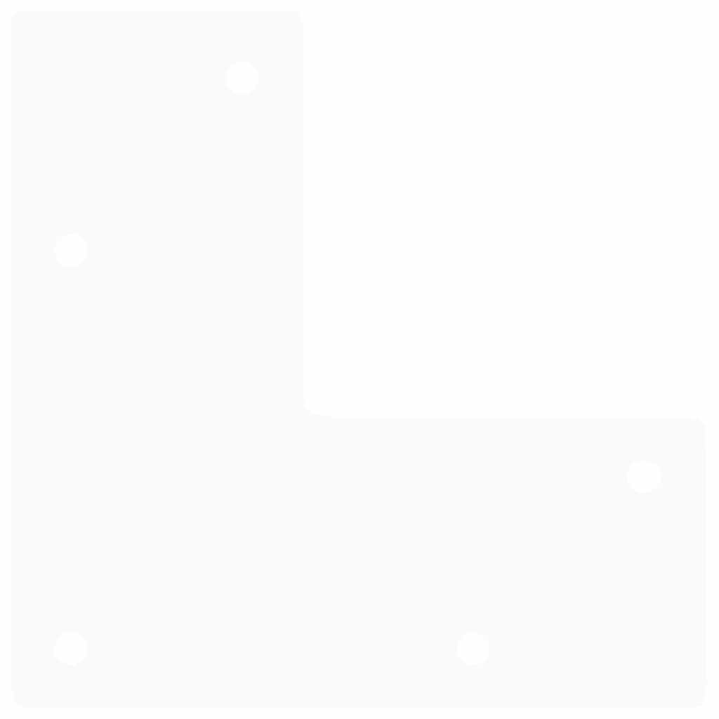 Haarnadelbeine für Couchtisch 4 Stk. Weiß 20 cm Massivstahl