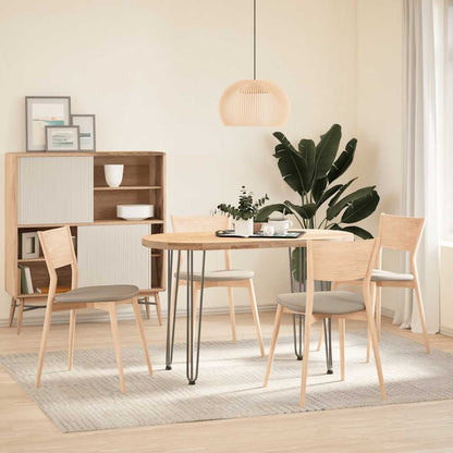 Haarnadelbeine für Konsolentische 4 Stk. Naturstahl 72 cm Massivstahl