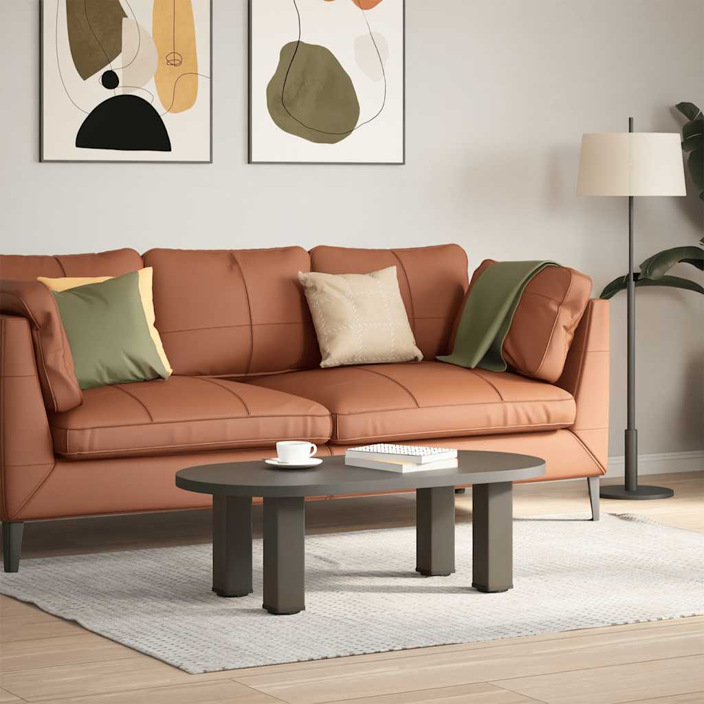 Couchtischbeine 4 Stk. Naturstahl 42-44 cm Stahl