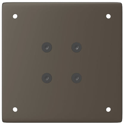 Couchtischbeine 4 Stk. Naturstahl 42-44 cm Stahl