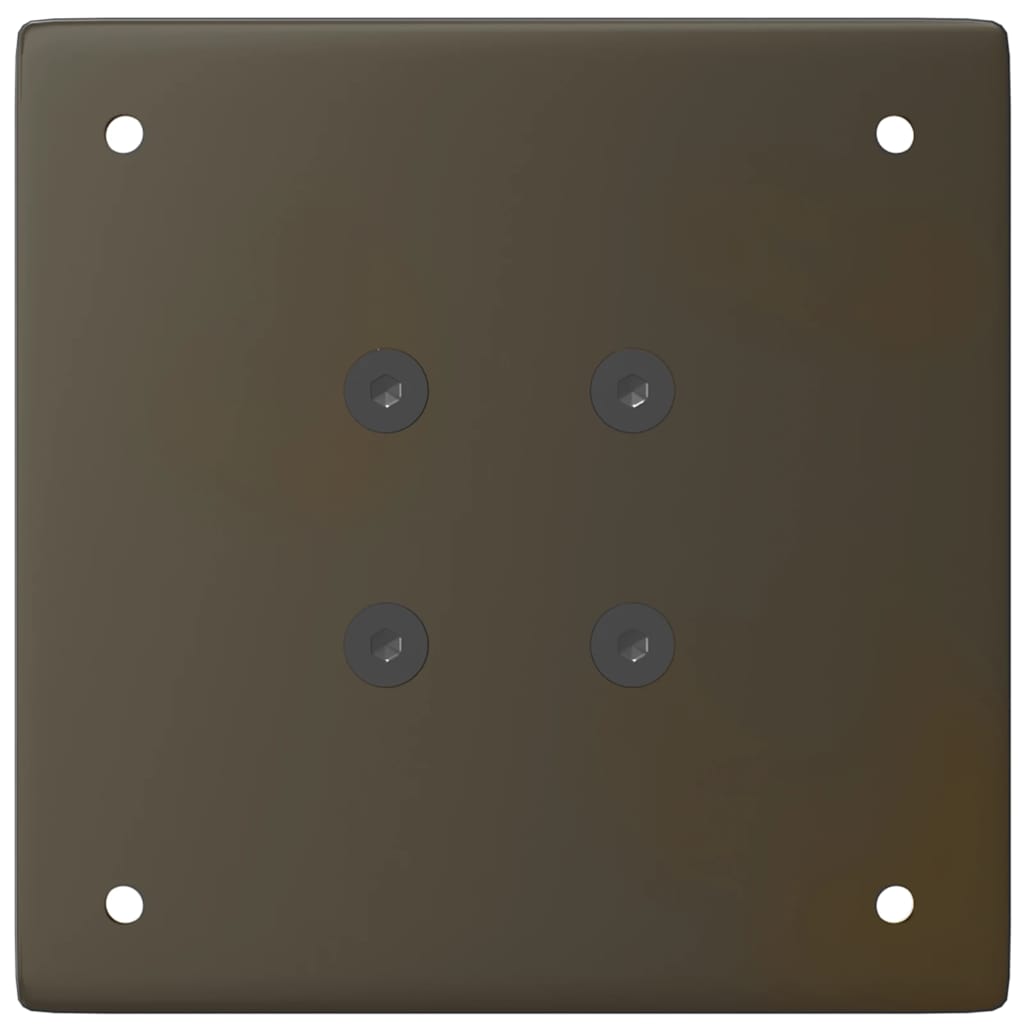 Bartischbeine 4 Stk. Naturstahl 90-92 cm Stahl