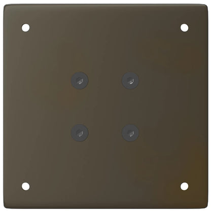 Bartischbeine 4 Stk. Naturstahl 90-92 cm Stahl