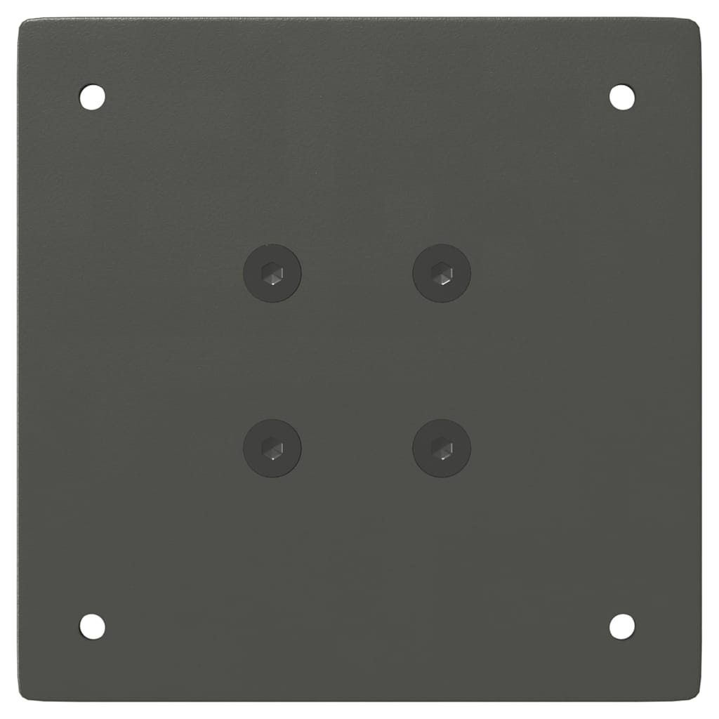 Bartischbeine 4 Stk. Anthrazit 110-112 cm Stahl