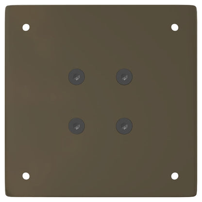 Couchtischbeine 4 Stk. Naturstahl 30 cm Stahl