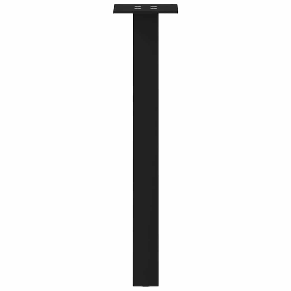 Couchtischbeine 4 Stk. Schwarz 42 cm Stahl