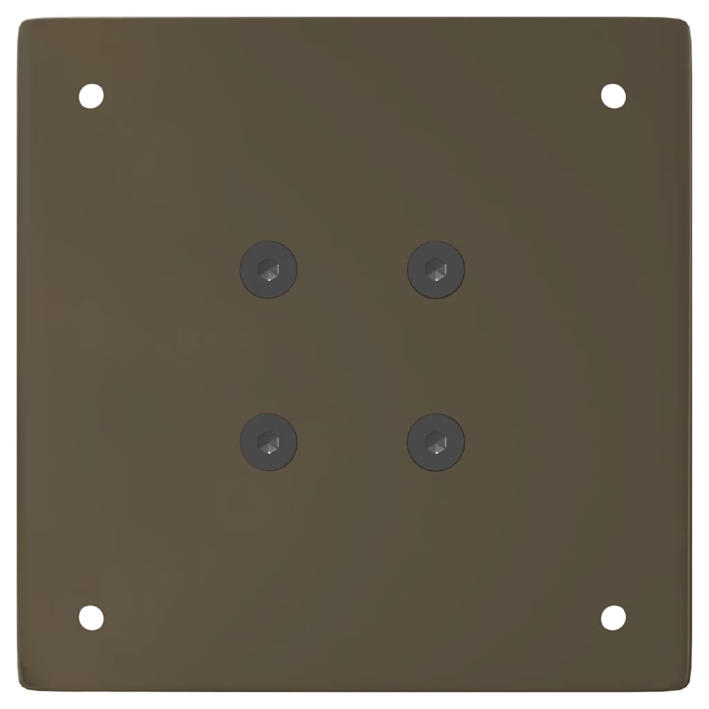 Couchtischbeine 4 Stk. Naturstahl 42 cm Stahl