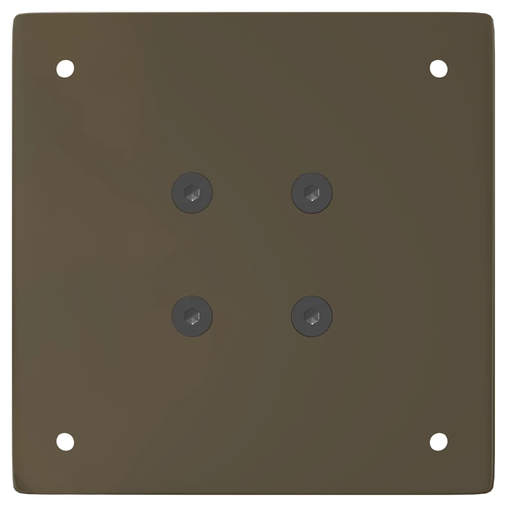 Couchtischbeine 4 Stk. Naturstahl 42 cm Stahl