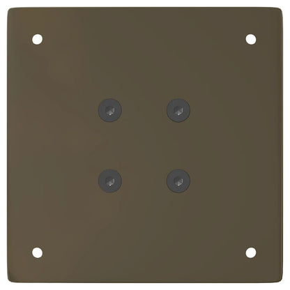 Couchtischbeine 4 Stk. Naturstahl 42 cm Stahl