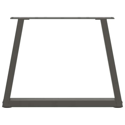 Couchtischbeine V-Form 2 Stück Anthrazit 70x(42-43,3) cm Stahl