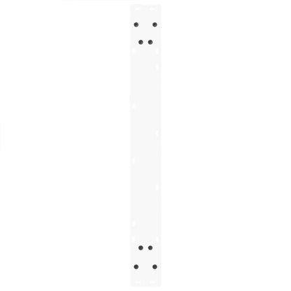 Esstisch Beine V-Form 3 Stück Weiß 80x(72-73,3) cm Stahl