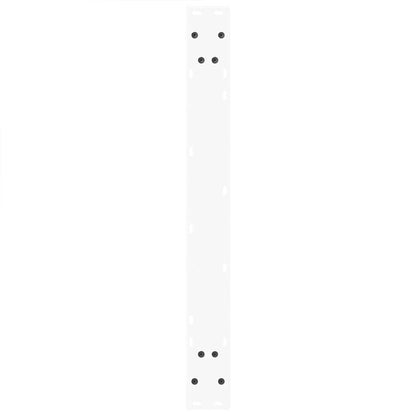 Esstischbeine V-Form 3 Stück Weiß 90x(72-73,3) cm Stahl