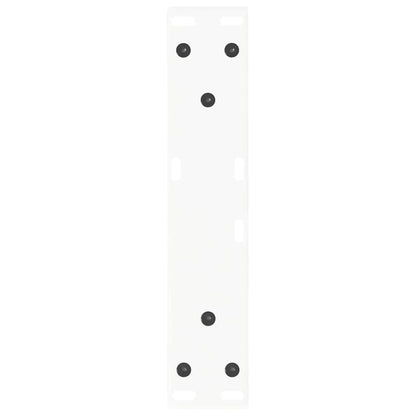 Couchtischbeine V-Form 2 Stück Weiß 40x(30-31,3) cm Stahl