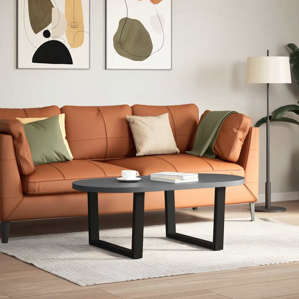 Couchtischbeine V-Form 2 Stück Schwarz 70x(42-43,3) cm Stahl