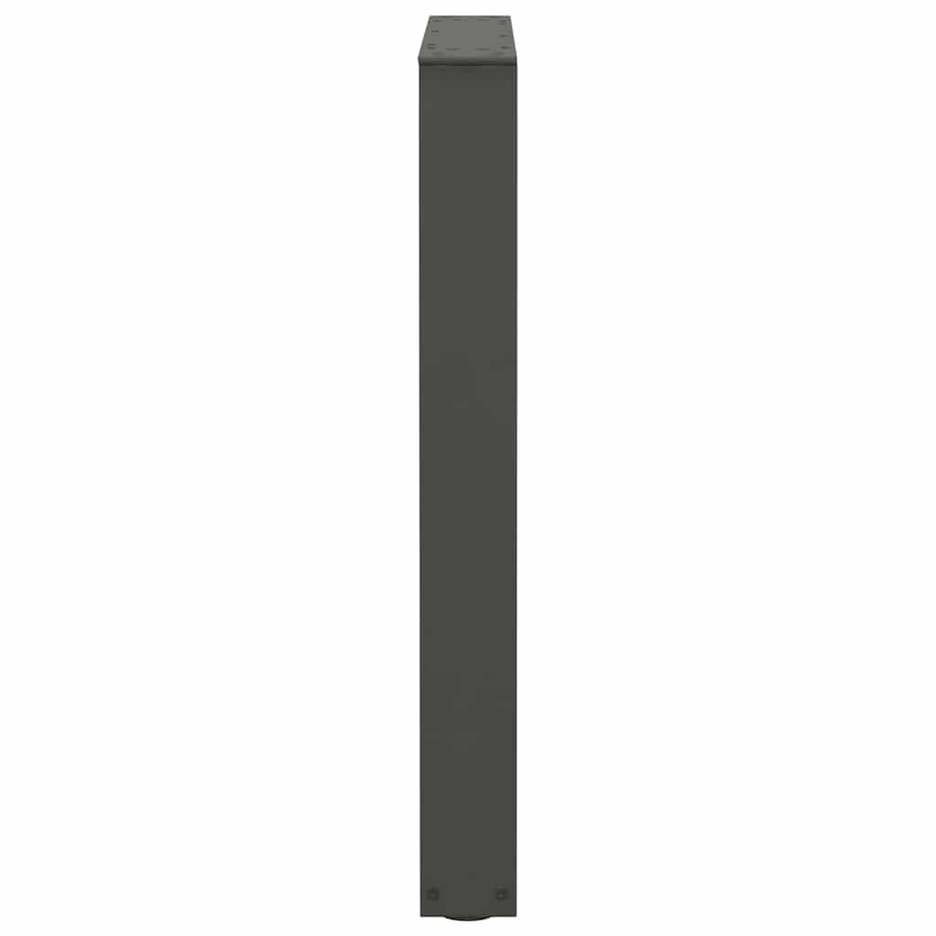 Esstisch Beine V-Form 2 Stück Anthrazit 70x(72-73,3) cm Stahl